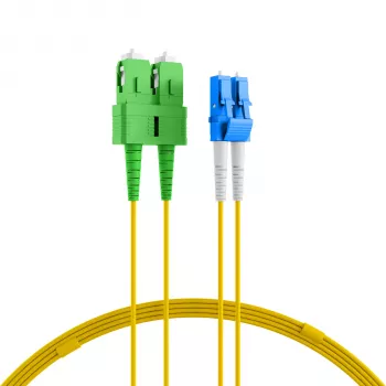EFB Elektronik Jumper duplex LC-SC/APC 9/125µm OS2 LSZH amarelo 2,0mm 35m