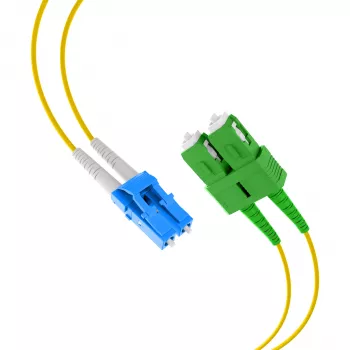 EFB Elektronik Jumper duplex LC-SC/APC 9/125µm OS2 LSZH amarelo 2,0mm 35m