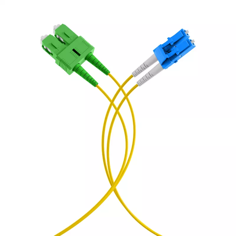 EFB Elektronik Jumper duplex LC-SC/APC 9/125µm OS2 LSZH amarelo 2,0mm 35m