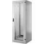 EFB Elektronik PRO 42HE armário de rede conjunto 800x800mm RAL7035 com unidade de 2 ventoinhas, cabo de alimentação, base