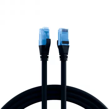 EFB K8109SW.1.5 Cabo de rede U/UTP Cat.6A 1,5 m preto