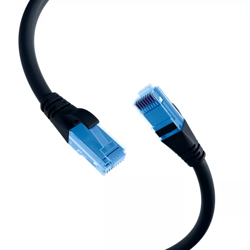 EFB K8109SW.1.5 Cabo de rede U/UTP Cat.6A 1,5 m preto