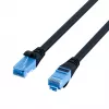 EFB K8109SW.1.5 Cabo de rede U/UTP Cat.6A 1,5 m preto