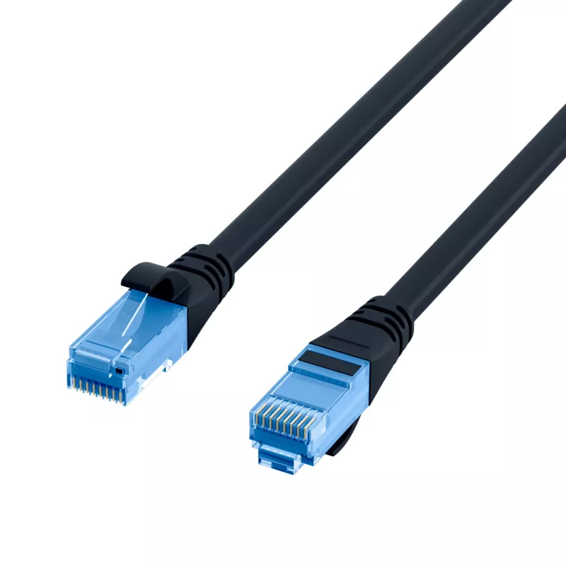 EFB K8109SW.1.5 Cabo de rede U/UTP Cat.6A 1,5 m preto