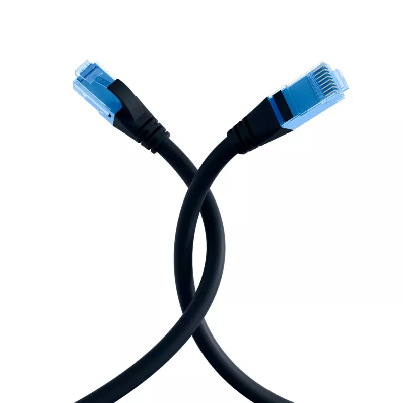 EFB K8109SW.1.5 Cabo de rede U/UTP Cat.6A 1,5 m preto