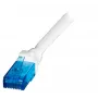 EFB Elektronik IPK-6A-U-HFR-WS-1000 Cabo de rede Cat6a U/UTP 10 m branco