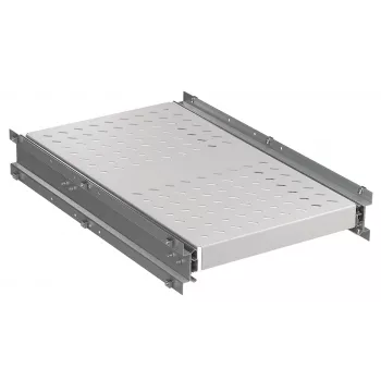 EFB Elektronik Prateleira extensível heavy-duty, 6 x montagem lateral, 140 kg, RAL 9005 (691640ATS.02)
