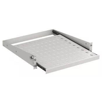 EFB Elektronik prateleira extraível 19 polegadas 2U D 555mm montagem frontal 20 kg