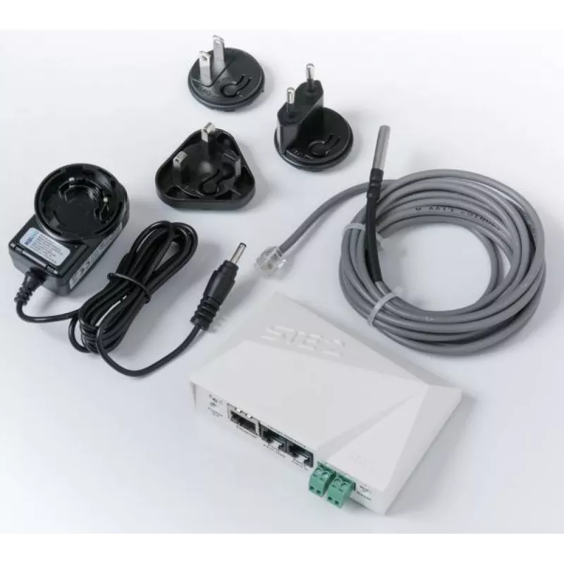 EFB Elektronik Termómetro IP com e-mail, LAN, WiFi, PoE, SNMP
