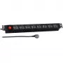 EFB Elektronik PDU de carregamento USB para rack 19