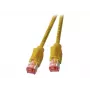 EFB Elektronik Cabo de patch RJ45 Cat.6A S/FTP LSZH Draka UC900 TM21 Amarelo 0,25m