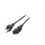 EFB EK490.1,8V2 cabo de alimentação, Japão tipo B para IEC C13, 1,8 m, preto