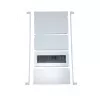 EFB Elektronik Conjunto de placas de base para armário ESV 800x1000 mm ajustável RAL7035