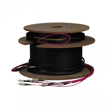 EFB Elektronik O8341L150OM4 Cabo troncal de fibra ótica 150 m OM4 12x SC