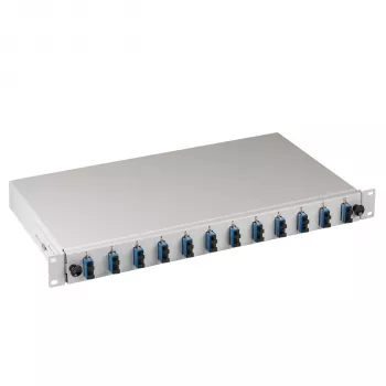 EFB Electronics caixa de fusão SC 9/125 OS2 extraível 12 pigtails 6 acopladores