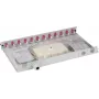 EFB-Elektronik B71901L12OM4 caixa de fusão LC OM4 multimodo 12 pigtails 6 adaptadores gaveta deslizante montagem em rack 19
