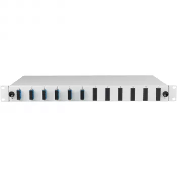 EFB Electronics caixa de fusão SC 9/125 OS2 extensível 12 pigtails offset 6