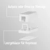 EFB Elektronik Conjunto de moldura 1 porta para módulos Keystone, DIN 49075, Branco puro (RAL 9010)