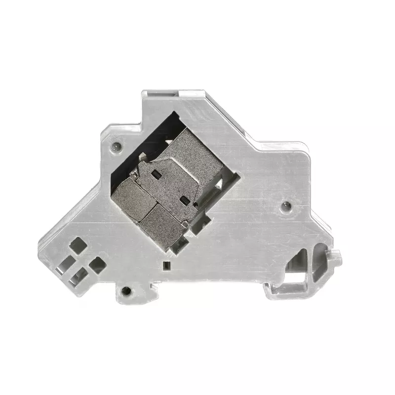 EFB Elektronik suporte de módulo Keystone 1 porta, para calha DIN em caixas de distribuição, plástico, branco (RAL 9010)