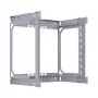 EFB moldura traseira para caixa de parede X-Rack 400-600mm 12U 600x600mm galvanizada (WGX-BF12)