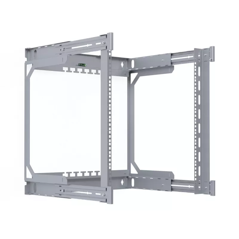 EFB moldura traseira para caixa de parede X-Rack 400-600mm 12U 600x600mm galvanizada (WGX-BF12)