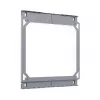 EFB moldura traseira para caixa de parede X-Rack 400-600mm 12U 600x600mm galvanizada (WGX-BF12)