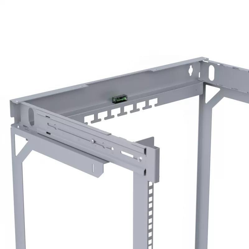 EFB moldura traseira para caixa de parede X-Rack 400-600mm 12U 600x600mm galvanizada (WGX-BF12)