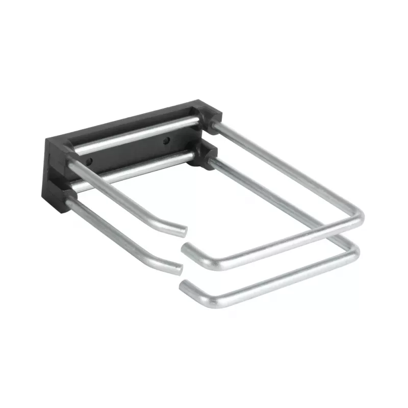 EFB painel de gestão de cabos 19 inch 2U, 5 suportes metálicos duplos 110 mm, painel frontal RAL9005 (699983TS.2)