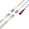 EFB ELEKTRONIK cabo trunk MPO-PLUS(F)-LC OM4 8 fibras tipo B LSZH violeta erika 5m