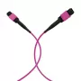 EFB ELEKTRONIK cabo patch MPO-PLUS(F)-MPO-PLUS(F) OM4 12 fibras tipo B LSZH violeta heather 15m