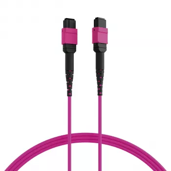 EFB ELEKTRONIK cabo patch MPO-PLUS(F)-MPO-PLUS(F) OM4 12 fibras tipo B LSZH violeta heather 2m