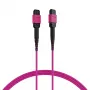 EFB ELEKTRONIK cabo patch MPO-PLUS(F)-MPO-PLUS(F) OM4 12 fibras tipo B LSZH violeta heather 2m