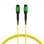 EFB ELEKTRONIK cabo patch MPO-PLUS/APC(F)-MPO-PLUS/APC(F) OS2 8 fibras tipo B LSZH amarelo 5m
