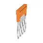 Conector transversal Weidmüller série Z de 4 polos ZQV 2.5N/4