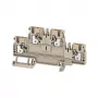 Borne de passagem Weidmüller A2T 2.5, 2,5 mm², bege, PUSH IN