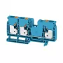 Borne de passagem Weidmüller A3C 10 BL, ligação por parafuso, 10 mm², azul