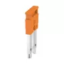Conector transversal Weidmüller ZQV 10N/2, 2 polos, laranja, 1000V, 57A