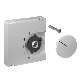 Placa de cobertura ALRE JZ-001.100 55 x 55 mm branco puro semelhante a RAL 9010