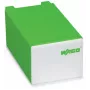 Gaveta para armário de distribuição WAGO 709-591 de 19 polegadas 2U 250mm de profundidade útil cinzento claro RAL 7035
