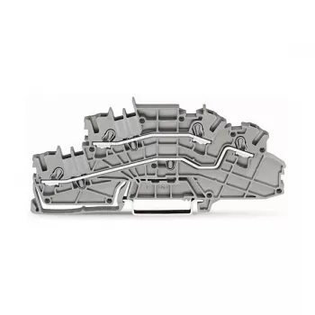 Borne de passagem WAGO 2003-6642, TOPJOB® S, 2 condutores, 4 mm², cinzento, 800 V, 24 A