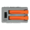 Borne de ligação WAGO 222-412 de 2 condutores, cinzento/transparente, 32A, 400V
