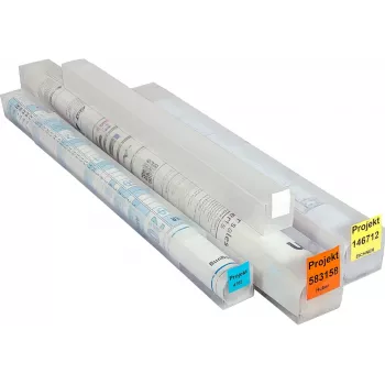Eichner tubo de plantas 4,5 cm transparente - tubo de armazenamento de documentos