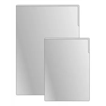 Eichner 10 capas de documentos autocolantes transparentes A4
