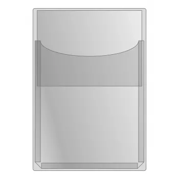 Eichner 10 capas de documentos autocolantes transparentes A4