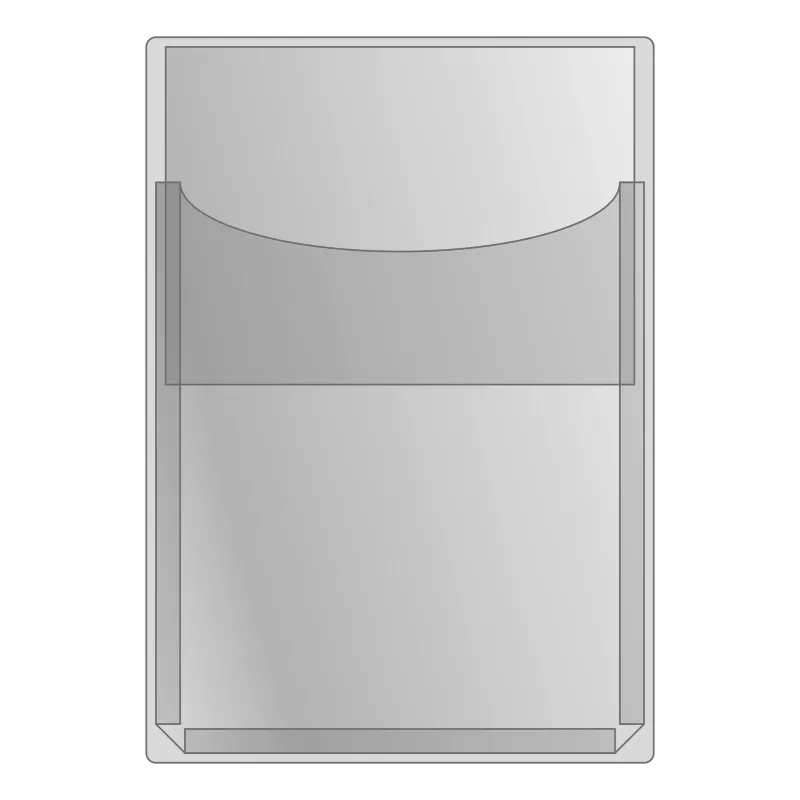Eichner 10 capas de documentos autocolantes transparentes A4