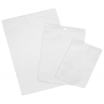 Bolsa de visualização Eichner A4, 10 unid., capas de polipropileno transparentes de carregamento superior