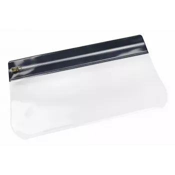Eichner Bolsa com fecho deslizante transparente/preto 10 unid.