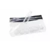 Eichner Bolsa com fecho deslizante transparente/preto 10 unid.