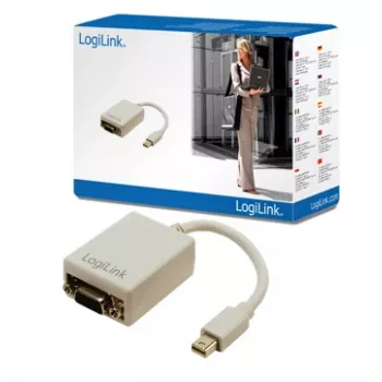 2DIRECT LogiLink cabo adaptador DisplayPort para HDMI 9 cm, 4K, ativo