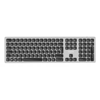 2DIRECT LogiLink teclado sem fios multi-dispositivo (QWERTY nórdico, preto)